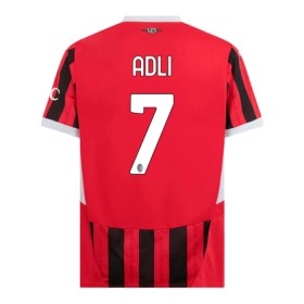 AC Milán Adli 7 Domácí 2024-25 - Fotbalové Dresy (S/S)
